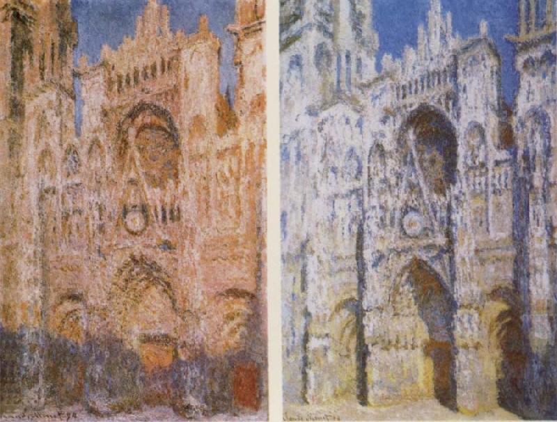 Claude Monet The West Doorway and the Cathedral of Rouen china oil painting image